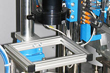 Machine vision system for HD505 hydrostat lid production